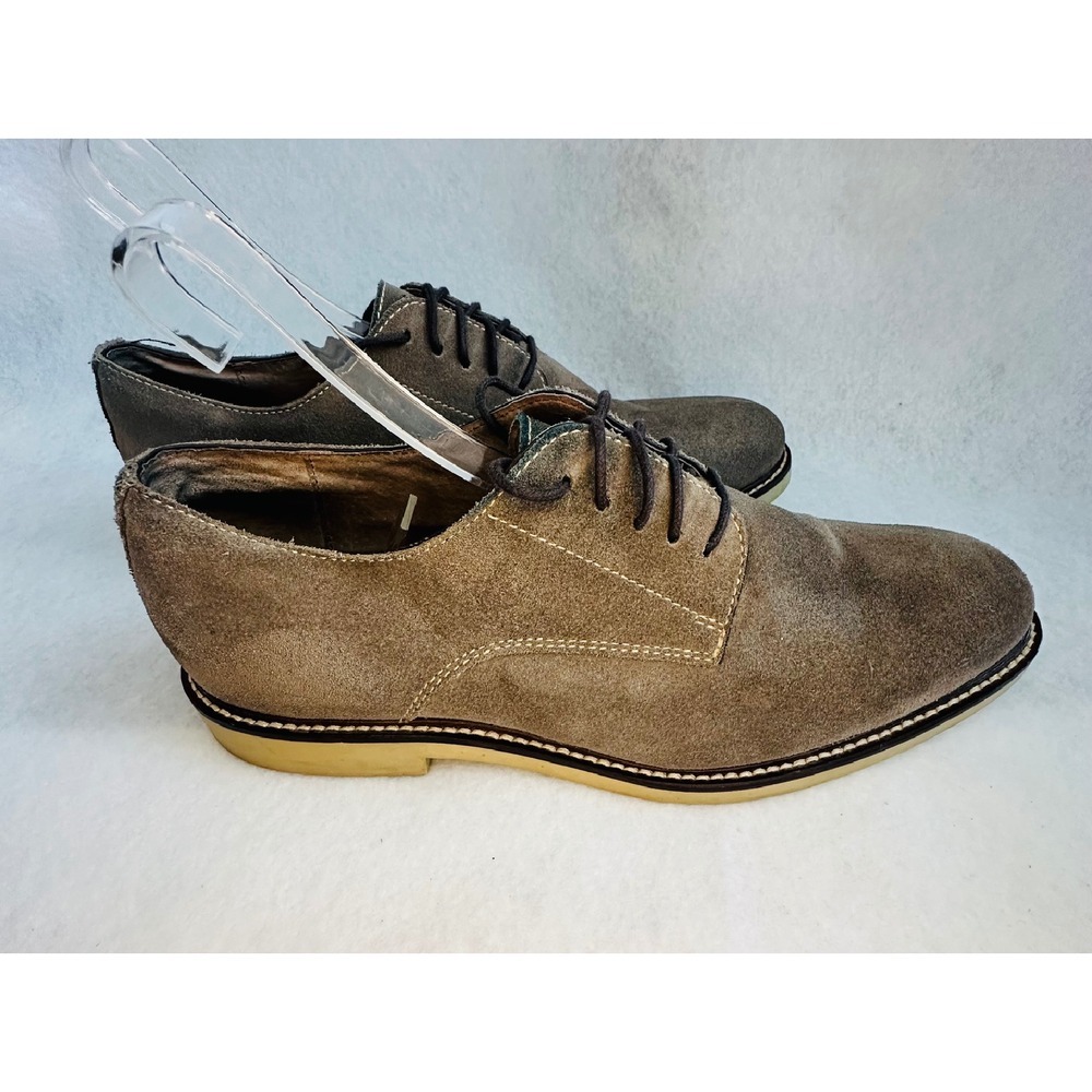 Banana Republic Suede Leather Oxfords Dress‎ Shoes Casual Gray Size 10